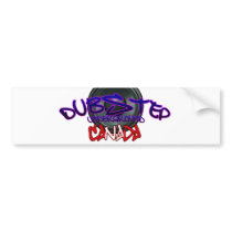 Canada Canadian DUBSTEP DnB reggae Electro Rave Bumper Stickers