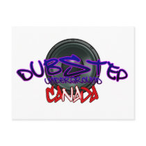 Canada Canadian DUBSTEP DnB reggae Electro Rave Postcard