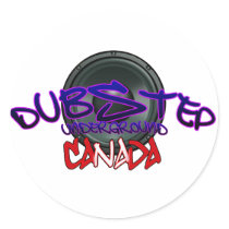 Canada Canadian DUBSTEP DnB reggae Electro Rave Stickers