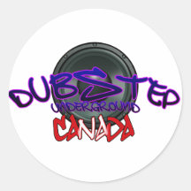 Canada Canadian DUBSTEP DnB reggae Electro Rave Stickers