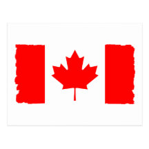 Canada Canadian Flag Postcard
