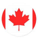 Canada - Canadian Flag Stickers
