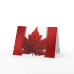 Canada Card Canada Flag Greeting Card