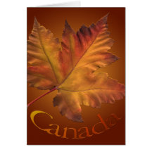 Canada Cards Canada Maple Leaf Greeting Cards