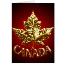 Canada Cards Canada Maple Leaf Greeting Cards