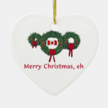 Canada Christmas 2 Christmas Tree Ornaments