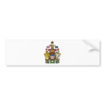 Canada Coat of arms CA Bumper Stickers