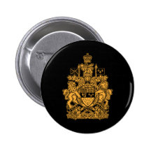 Canada Coat of Arms - Canada Crest Buttons