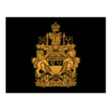Canada Coat of Arms - Canada Crest Post Cards