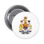 Canada Coat Of Arms Pinback Button