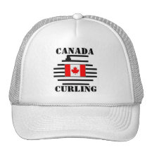 Canada Curling Mesh Hats