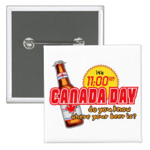 Canada Day 11 Button