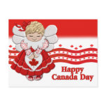 Canada Day Angel postcard