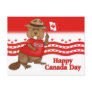 Canada Day Beaver postcard