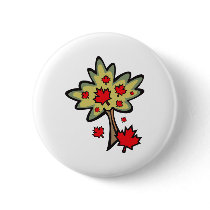 Canada Day Pinback Button