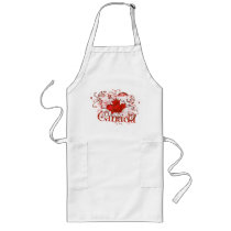 Canada Day Grungy Urban Aprons