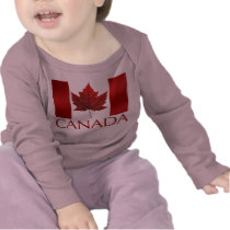 Canada Flag Baby  Shirt Canada Baby Souvenirs