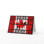 Canada Flag Birthday Card