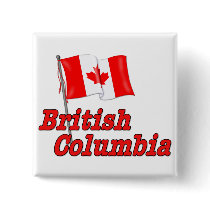 Canada Flag - British Columbia Button