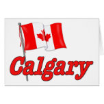 Canada Flag - Calgary Greeting Cards