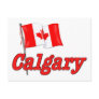 Canada Flag - Calgary Post Card