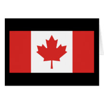 Canada Flag Card