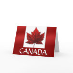 Canada Flag Card Canadian Flag Greeting Card