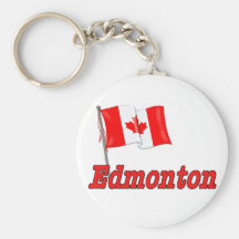 Canada Flag - Edmonton Key Chains