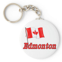 Canada Flag - Edmonton Key Chains