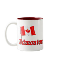 Canada Flag - Edmonton Coffee Mug