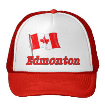 Canada Flag - Edmonton Trucker Hat