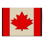 Canada Flag Greeting Card