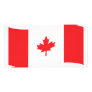 canada flag icon photo card