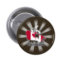 Canada Flag Map 2.0 Button