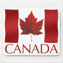 Canada Flag Mousepad Canada Maple Leaf Mousepad