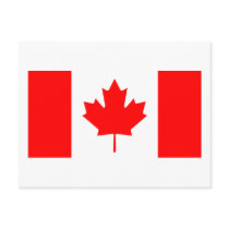 Canada Flag Postcard
