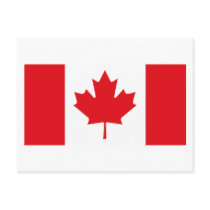 Canada Flag Postcard