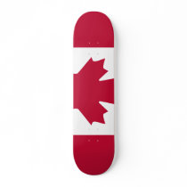 Canada Flag Custom Skate Board