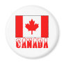 Canada Flag Snow Capped Word Magnets
