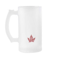 Canada Flag Souvenir Beer Glass Canada Mug