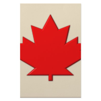 Canada Flag Custom Stationery by ZuluFlight
