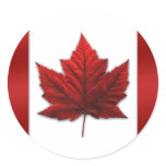 Canada Flag Stickers Red Canadian Flag Stickers