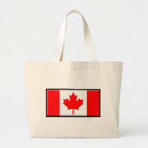 Canada Flag Tote Bags