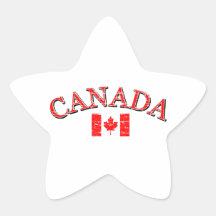 Canada football design sticker
