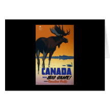 Canada For Big Game Cards