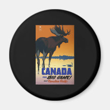 Canada For Big Game Fridge Magnets