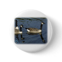 Canada Geese 9P051D-099 Pinback Button