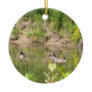 Canada Geese on Pond Ornament