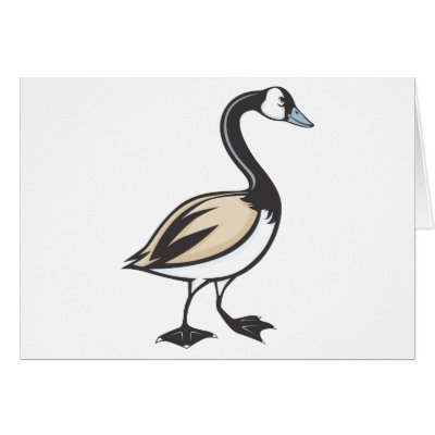 Canada Goose Greeting Cards by graphicdesigner