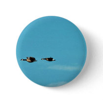 Canada goose trio in flight pins